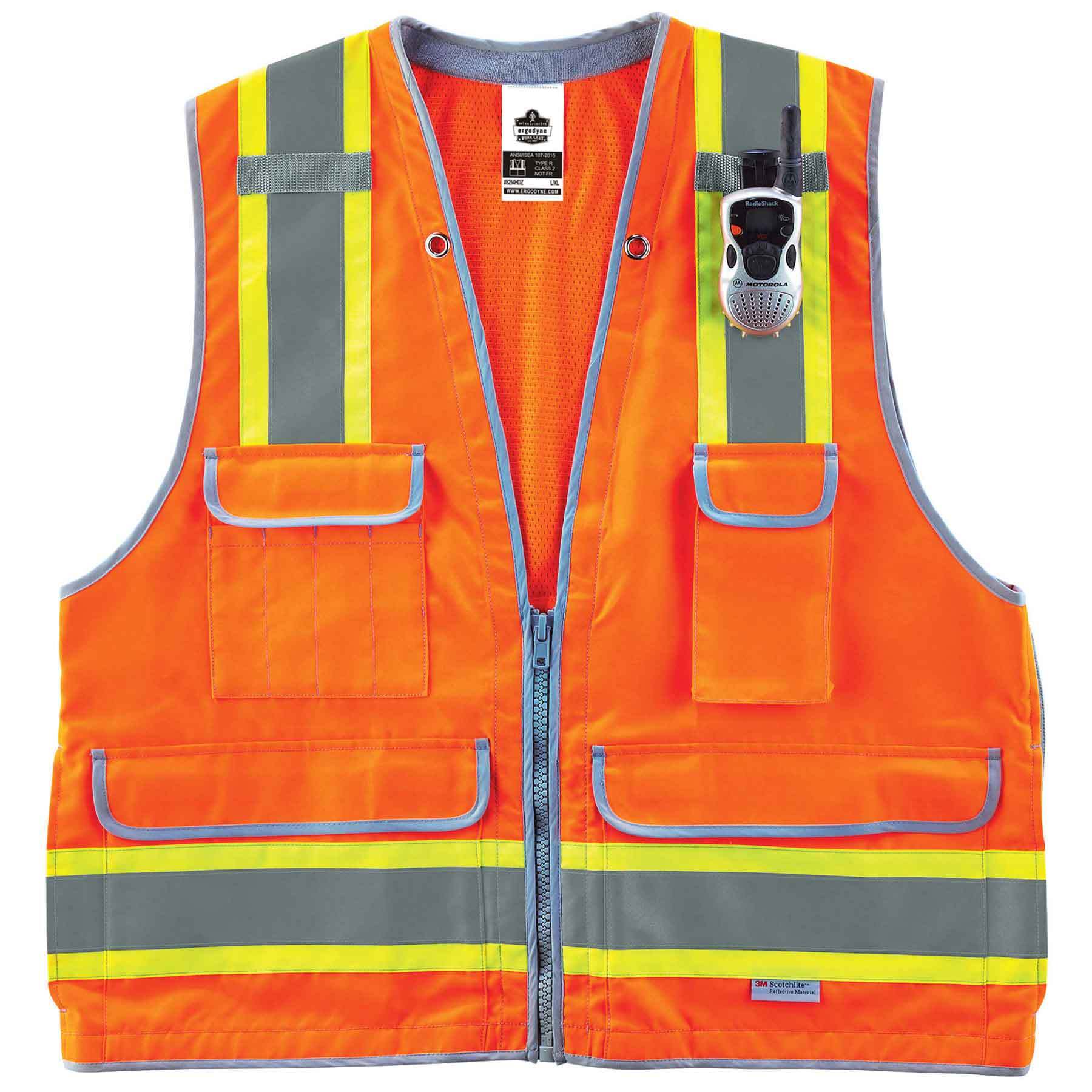 Type R Class 2 Heavy-Duty Surveyors Vest - Vests